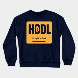 BTC HODL Crewneck Sweatshirt